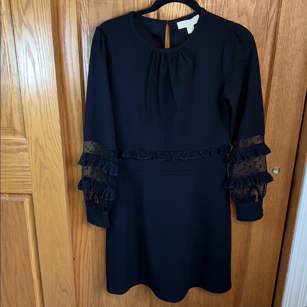 MICHAEL Michael Kors Ruffled Long Sleeve Dress - Picture 2 of 11